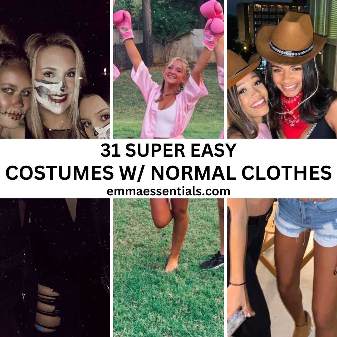 31 Easy DIY Halloween Costumes with Normal Clothes (2024 Ultimate Guide)